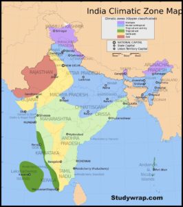 The Indian Climate - Climatic Regions of India - Study Wrap