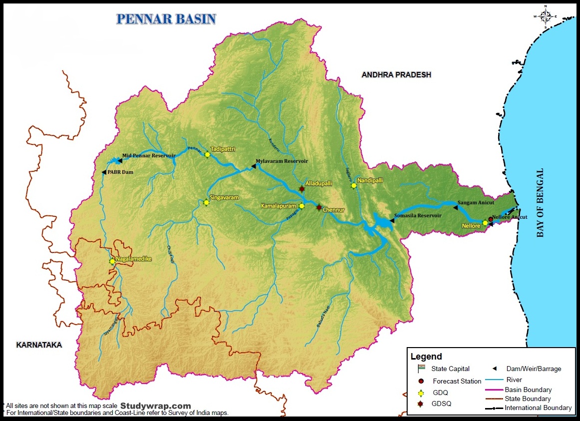Pennar river system, Pennar river