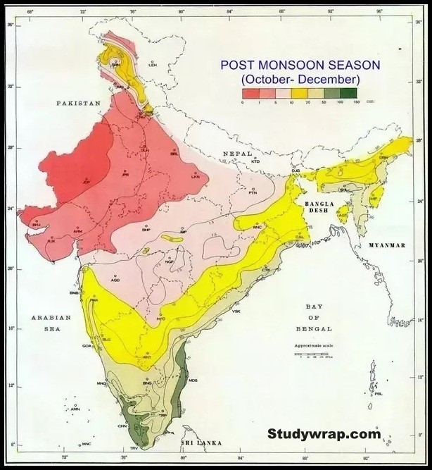 The Indian Climate - Retreating Monsoon Season of India - Study Wrap