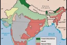 Soil map of India, Indian Soils, Types of Soils found in India