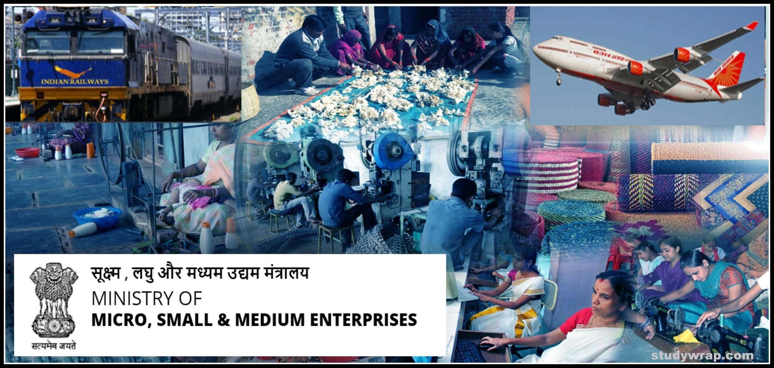 Ministry of MSME (Micro, Small and Medium Enterprises), Ministry of MSME Schemes and Programs, MSME SAMBANDH, UDHYAM SAKHI, Khadi and Village Industries Commission, SFURTI, PM EMPLOYMENT GENERATION PROGRAMME etc.