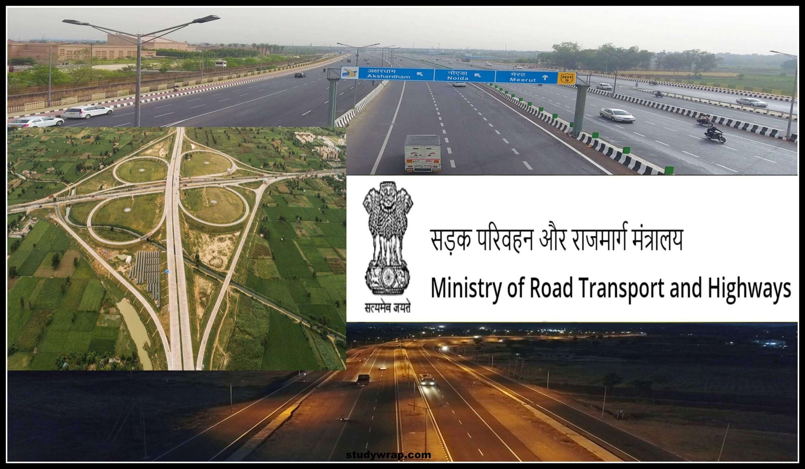 Govt Schemes of Ministry of Road Transport and Highways, BHARATMALA PARIYOJANA, SETU BHARATAM, CHAR DHAM HIGHWAY, Green Highways, FASTags, INFRACON etc.....