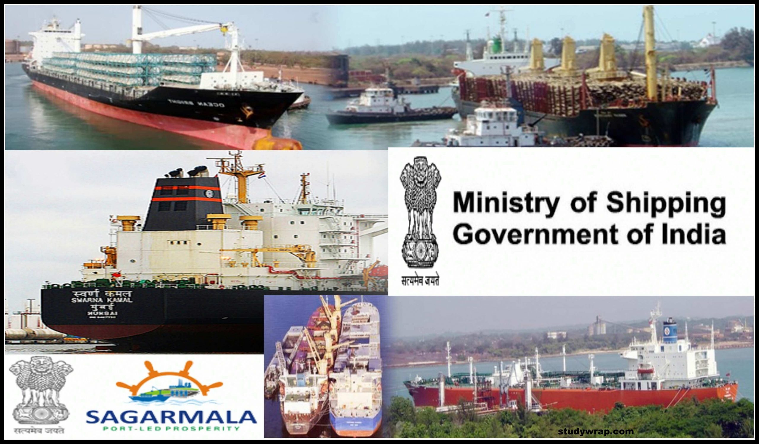 government Schemes under Ministry of Shipping, SAGARMALA, Project Sethusamudram, JAL MARG VIKAS PROJECT, PROJECT UNNATI etc., Complete notes on Govt Schemes