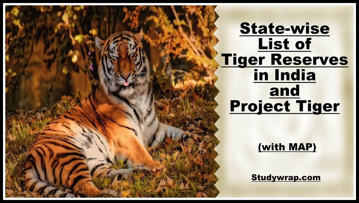 Tiger Reserves in India, State-wise List of Tiger Reserves in India, Project Tiger, National Tiger Conservation Authority, Wildlife of India