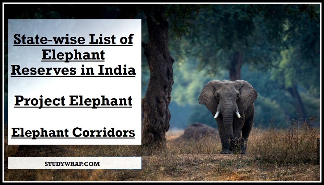 Elephant Reserves in India & Project Elephant - Study Wrap