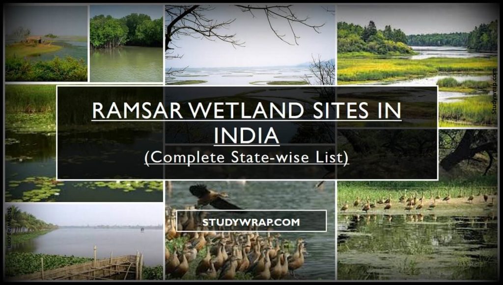 Ramsar Wetland Sites In India (Complete State-wise List) - Study Wrap