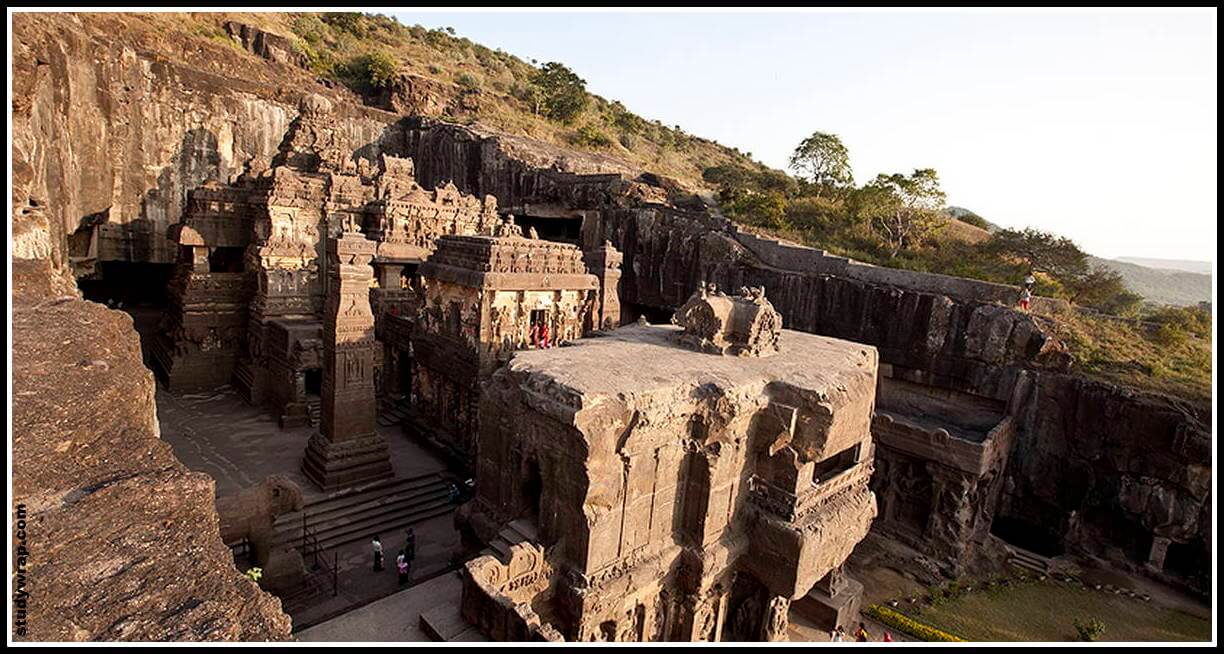 Ellora Caves , What is World Heritage Site?, UNESCO World Heritage Sites in India, World Heritage site in India in detail, Famous Places & monuments of India, studywrap.com