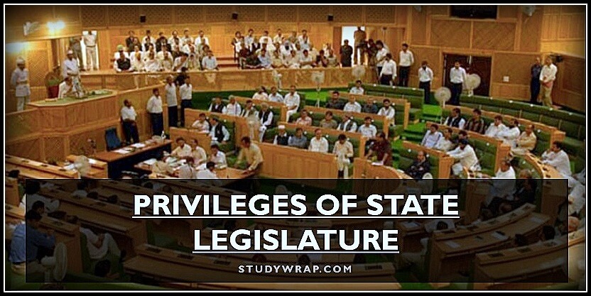 Privileges of State Legislature, Types of Privileges, Individual Privileges, Collective Privileges, Indian Polity Notes....