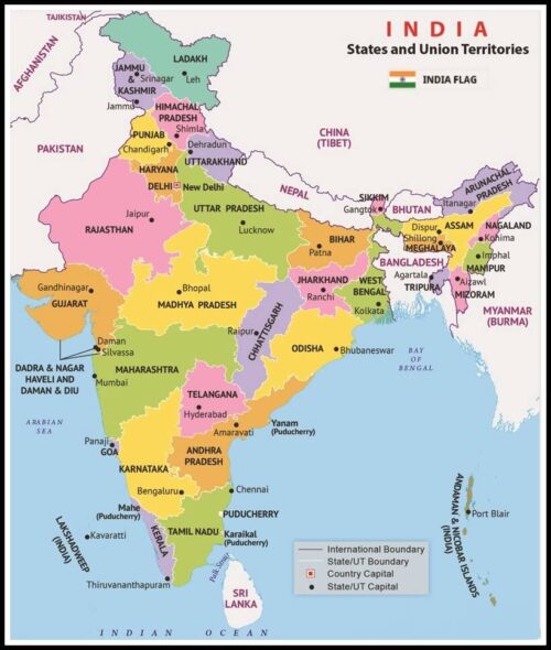 Formation Date of 29 States and 8 UT's in India - Study Wrap