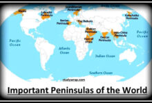 Important Peninsulas of the World, What is Peninsula?, How is a Peninsula Formed?, 10 Largest Peninsulas in the World, Peninsula & Island