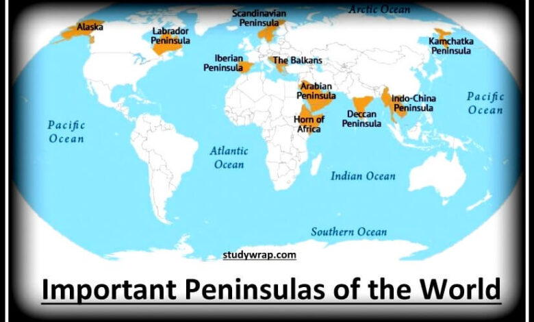 Important Peninsulas of the World, What is Peninsula?, How is a Peninsula Formed?, 10 Largest Peninsulas in the World, Peninsula & Island