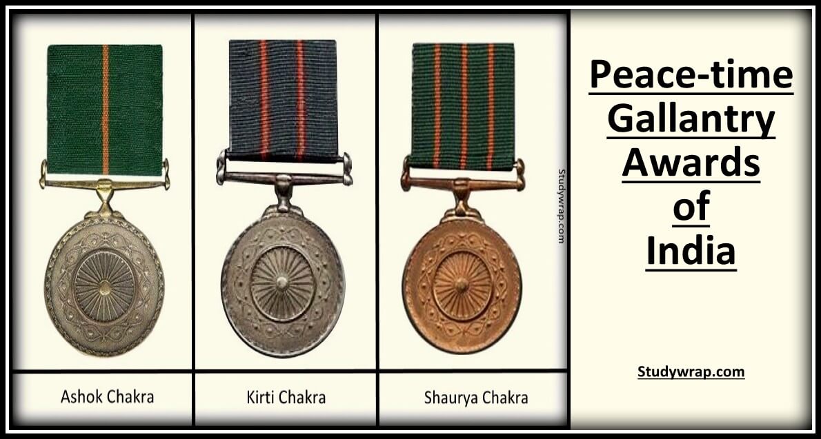 Peace-time Gallantry Awards of India - Ashok Chakra, Kirti Chakra, Shaurya Chakra, Eligibility, Design of Medals, Selection Process for Award