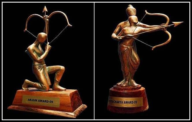 Dronacharya Award, Arjuna Award , National Sports Awards of India - Major Dhyan Chand Khel Ratna Award, Arjun Award, Dronacharya Award, Tenzing Norgay National Adventure Award